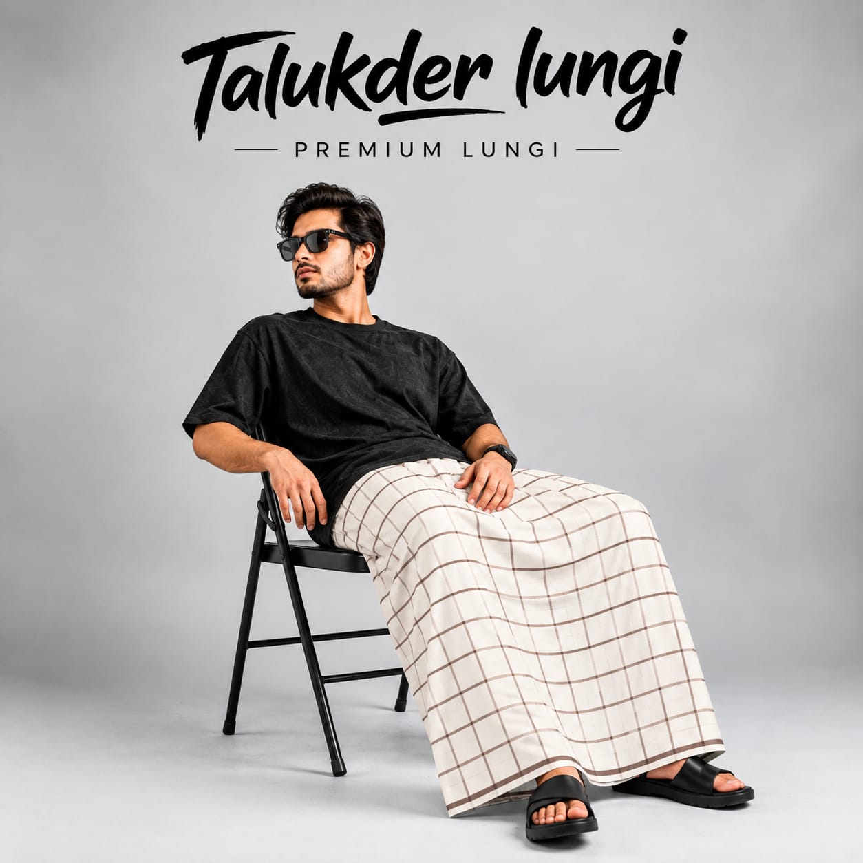Talukdar Lungi C5516-C – Premium Cotton (5.5 Hand)
