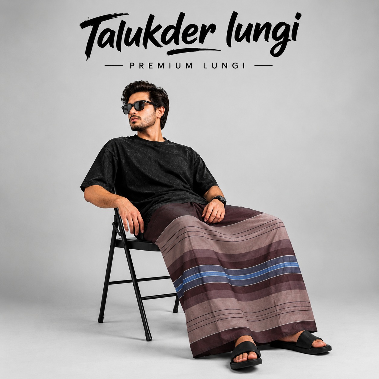 Talukdar Lungi C5507-F  – Premium Cotton (5.5 Hand)
