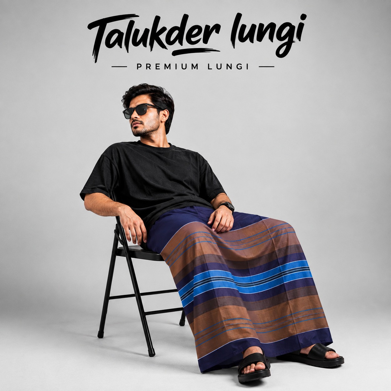Talukdar Lungi C5507-E  – Premium Cotton (5.5 Hand)