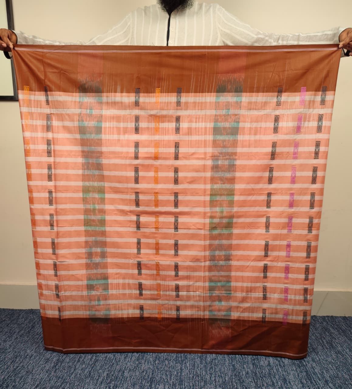 Talukdar Handloom Lungi H5201-F – Premium Cotton (5.25 Hand)