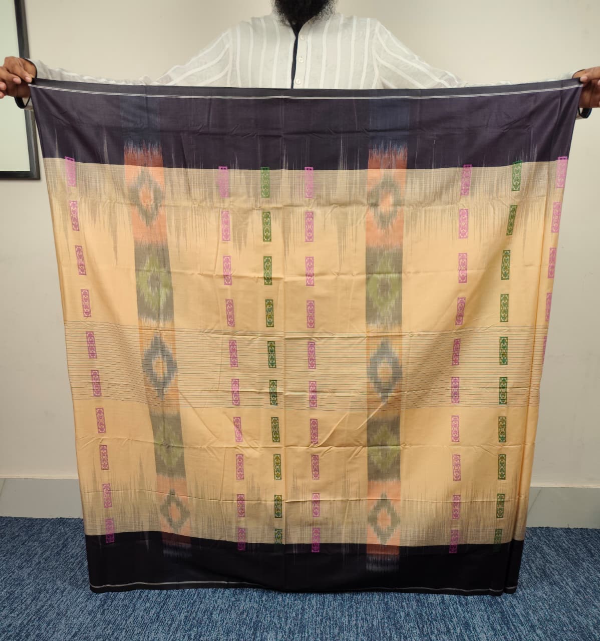 Talukdar Handloom Lungi H5201-D – Premium Cotton (5.25 Hand)