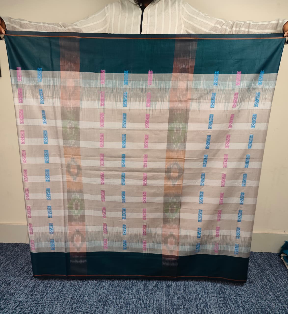 Talukdar Handloom Lungi H5202-E – Premium Cotton (5.25 Hand)