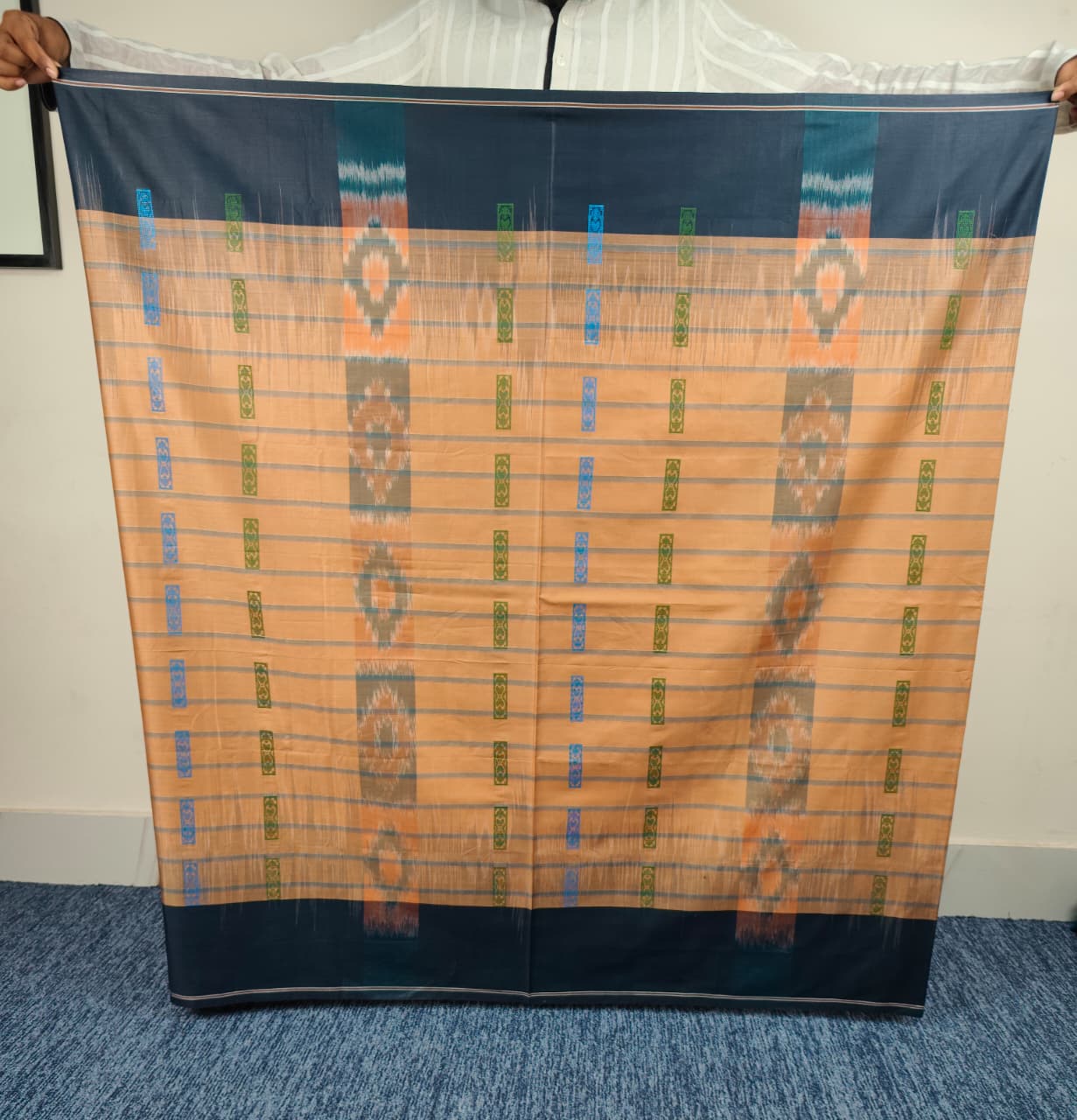 Talukdar Handloom Lungi H5202-G – Premium Cotton (5.25 Hand)
