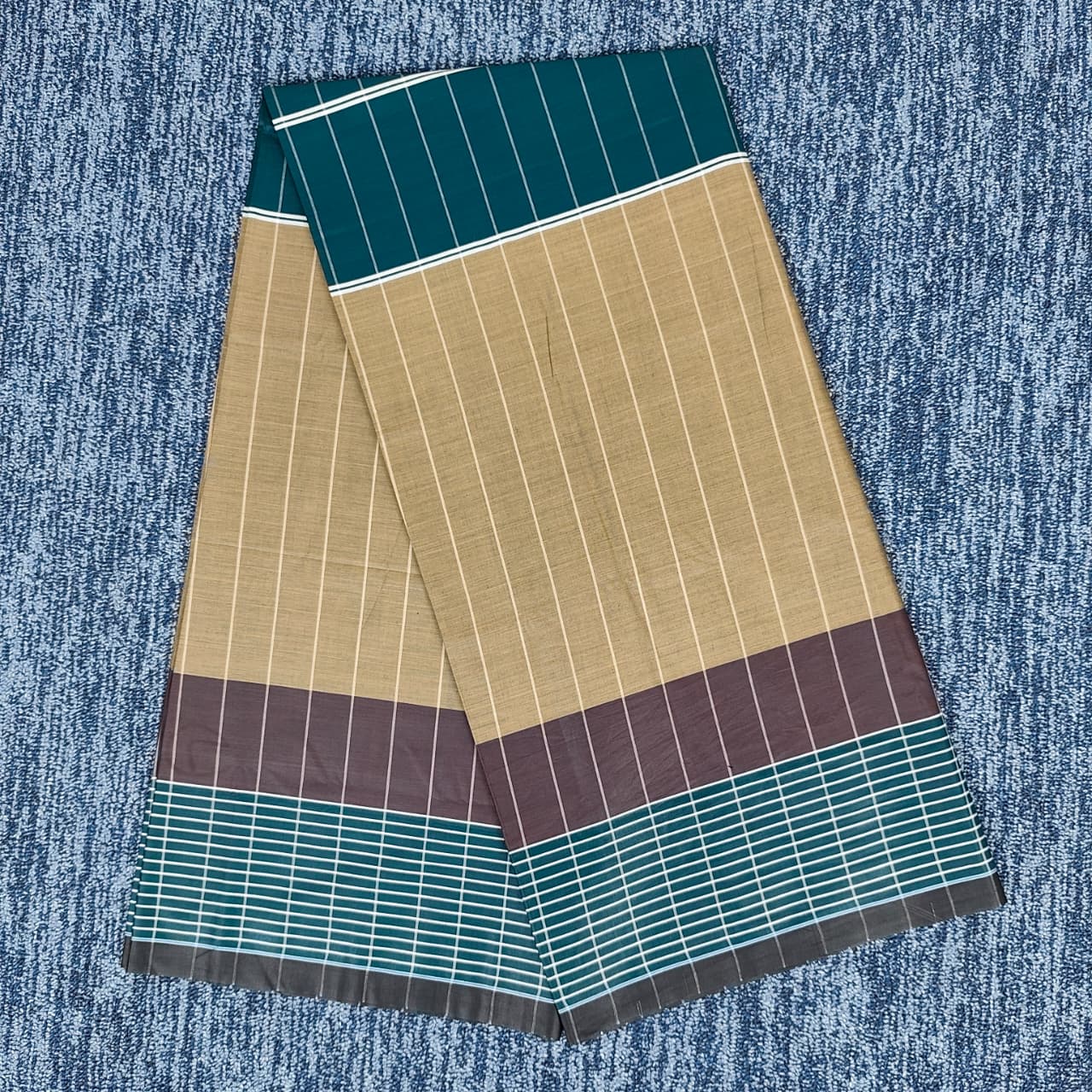 Talukdar Lungi C551O-C  – Premium Cotton (5.5 Hand)